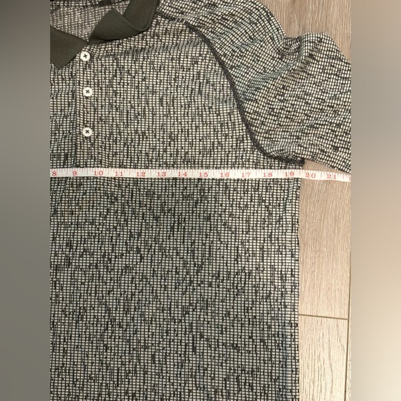 Lululemon Metal Vent Tech Polo 2.0 Space Code Graphite Grey / Vapor. size M - Picture 7 of 9